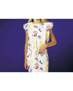 Gown Exam Pediatric 20" x 36" T/P/T Animal Parade, 50/Cs