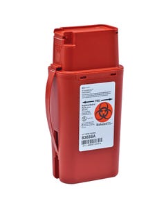 Sharps Container Transportable 1 Qt Red, Ea