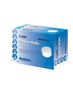 Dental Cotton Rolls N/S #2 Med - Box/2000